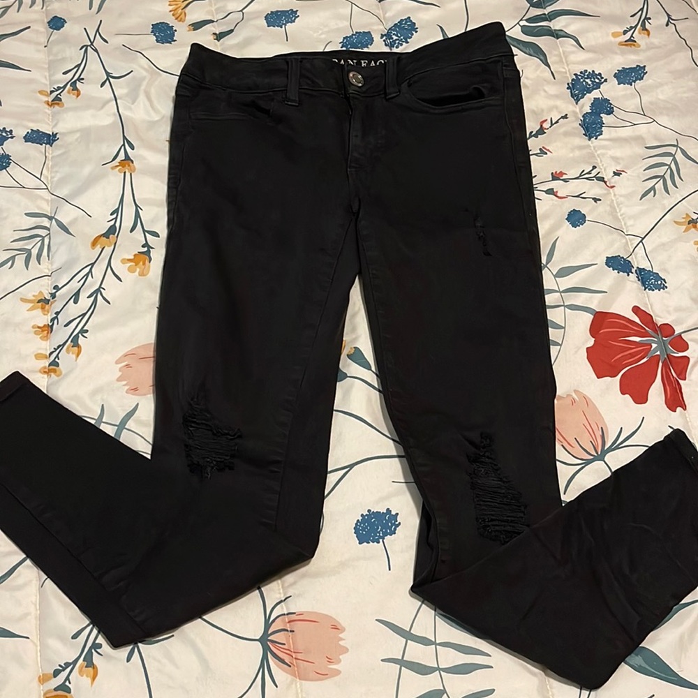 Black American Eagle Jeggings
